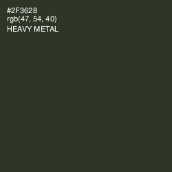 #2F3628 - Heavy Metal Color Image